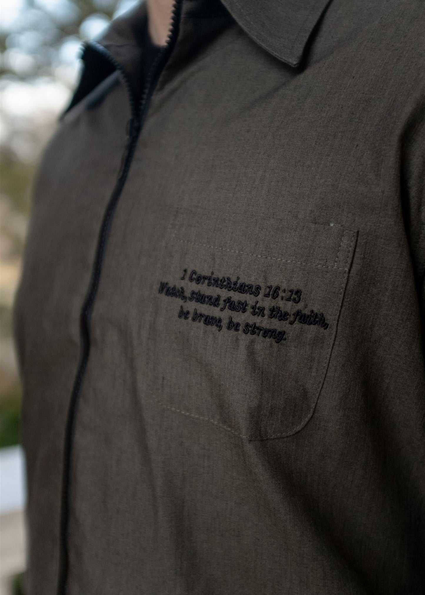 Corinth Zipper Front Shacket