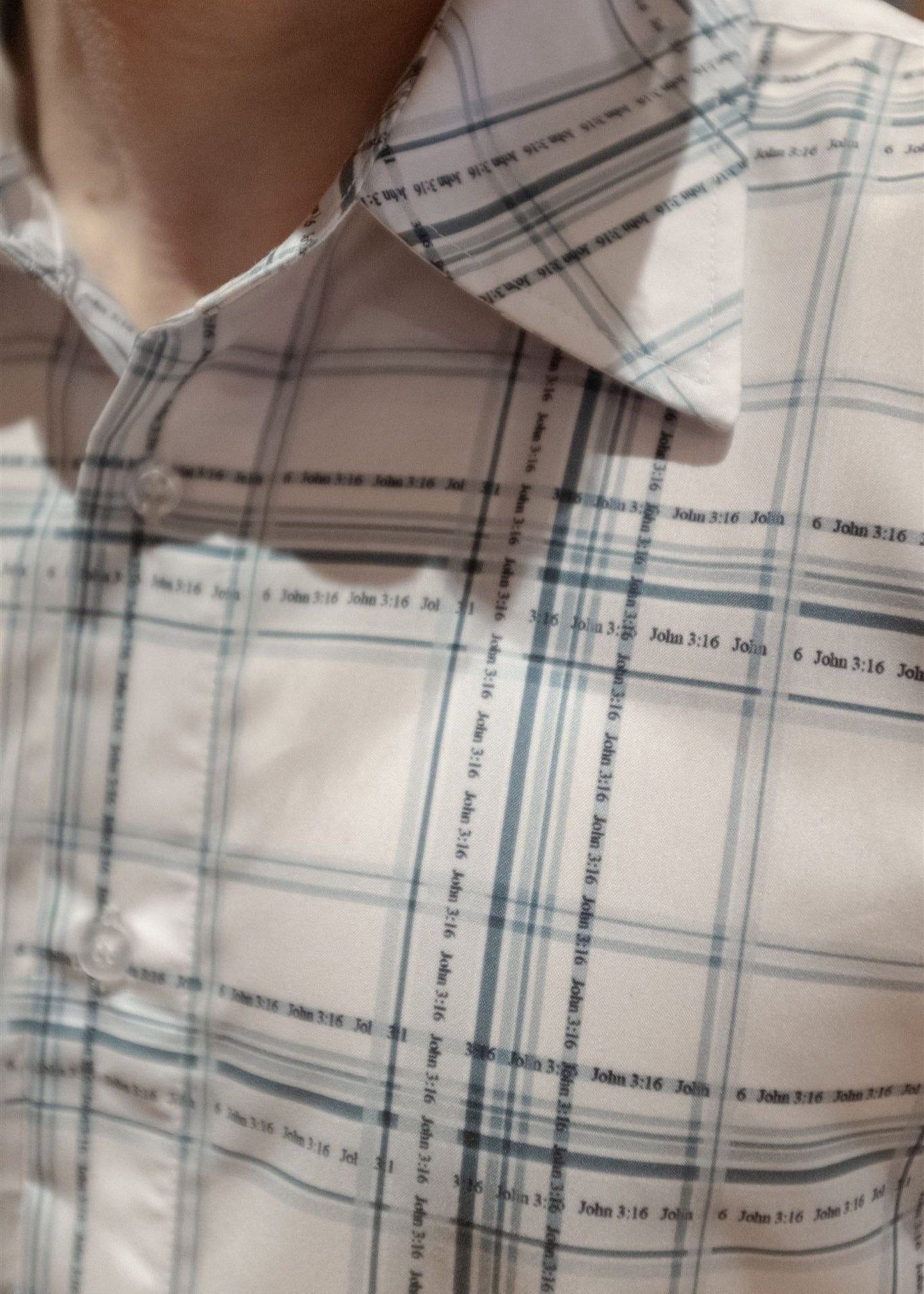 Agape Plaid Collared Shirt