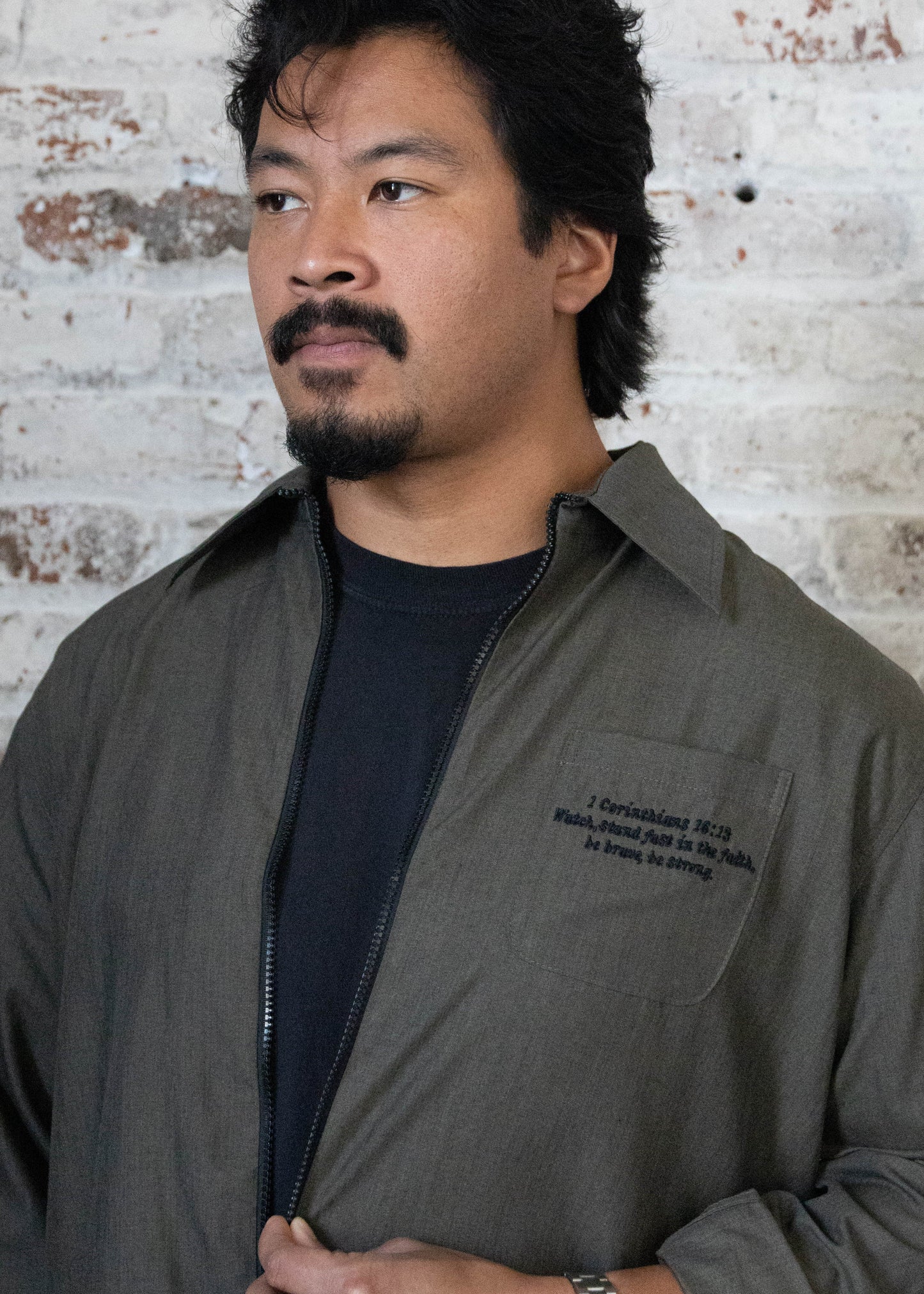 Corinth Zipper Front Shacket